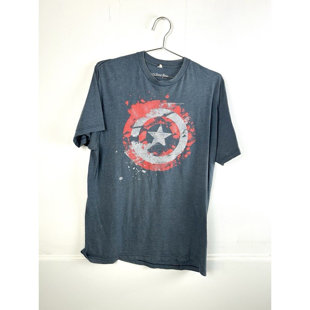 Marvel's Captain America The Winter Soldier Short Sleeve T-shirt Sz L